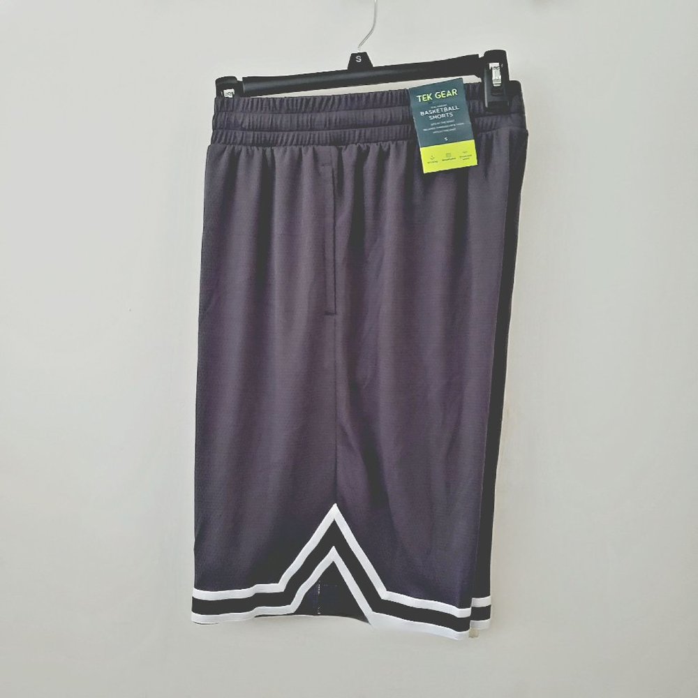 Tek Gear Men's Basketball Shorts, Hawk Gray, Size S, Style MT23A412RS